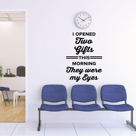 Quote Wall Vinyl Decal Quote Stickers Eye Decals Wall Murals for